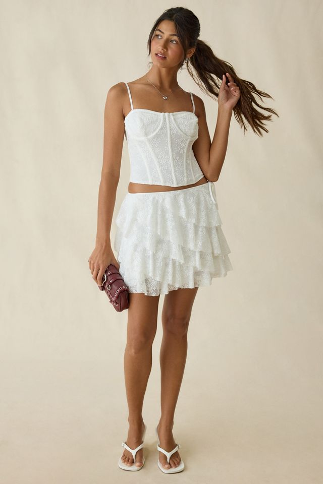 ASTR The Label Madeleine Lace Corset Top | Urban Outfitters