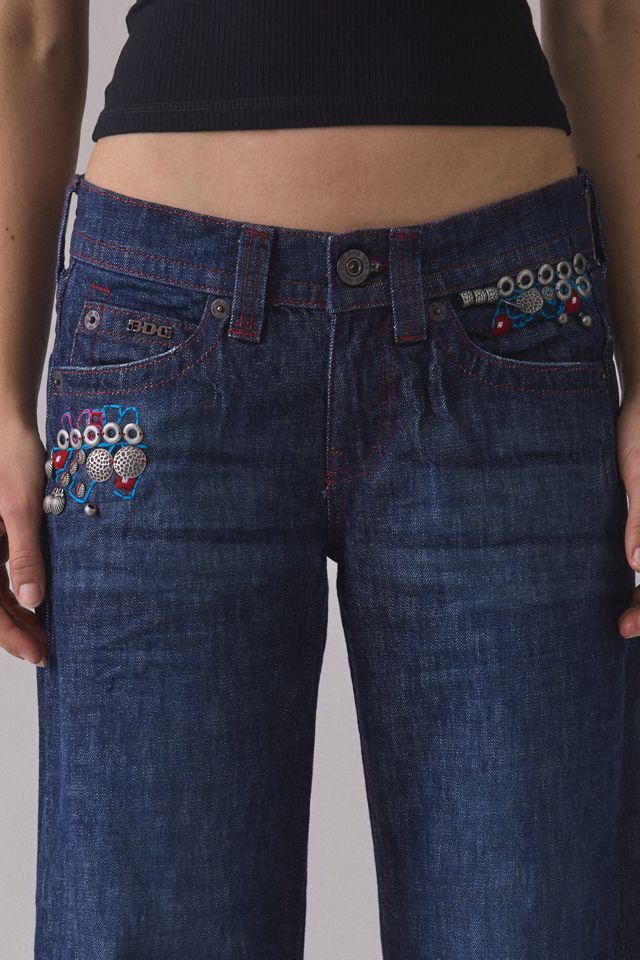 BDG Kayla Ultimate Embellished Low-Rise Jeans #1