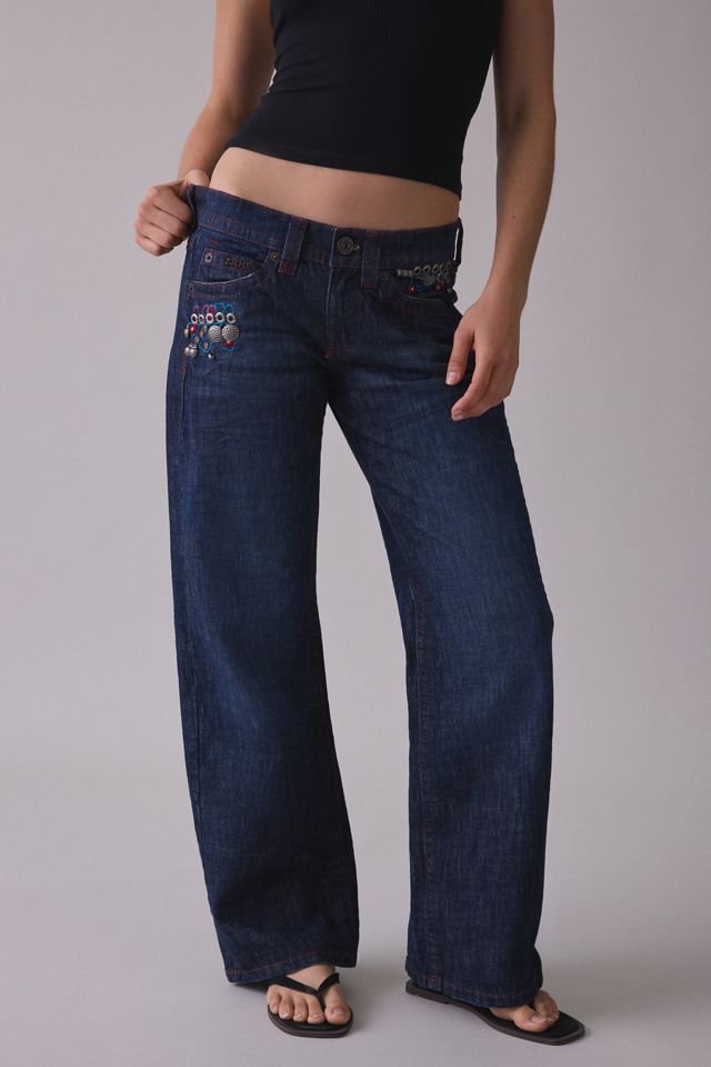 BDG Kayla Ultimate Embellished Low-Rise Jeans #2