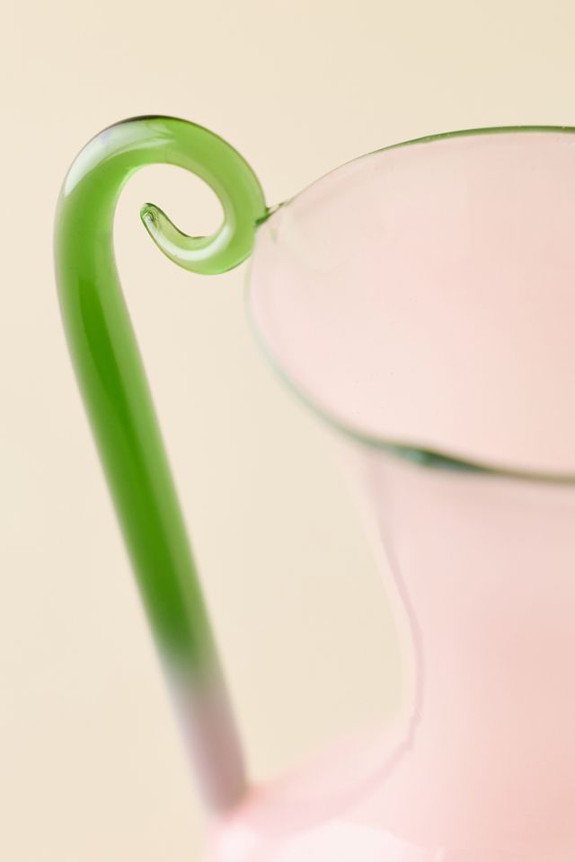 Calla Lily Sculpted Glass Pitcher #2