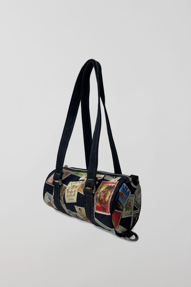 Bournestar Vintage Postage Denim Mini Duffle Bag #3