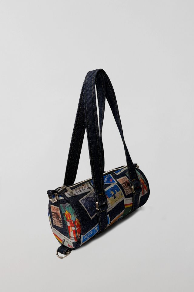Bournestar Vintage Postage Denim Mini Duffle Bag #2