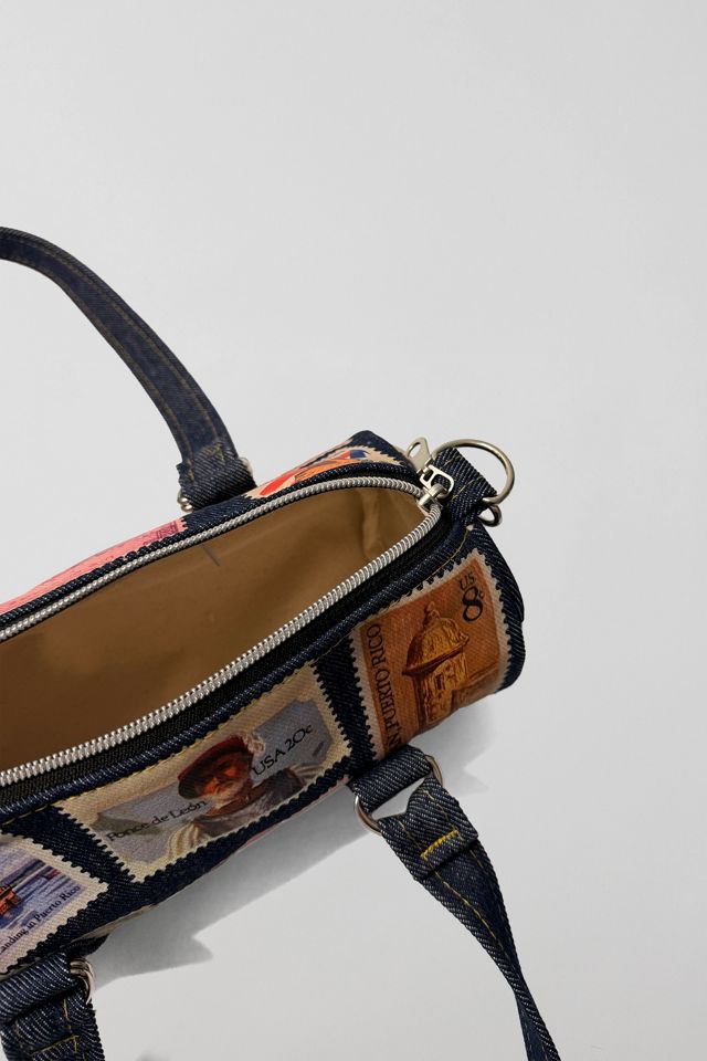 Bournestar Vintage Postage Denim Mini Duffle Bag #2