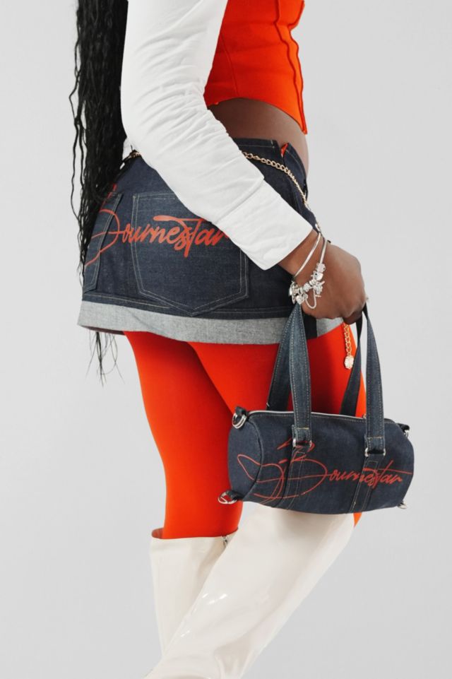 Bournestar Script Mini Denim Duffle Bag #1