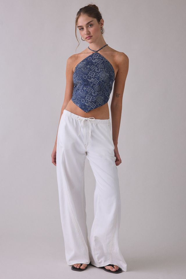 ASTR The Label Shaniya High Neck Scarf Top #2