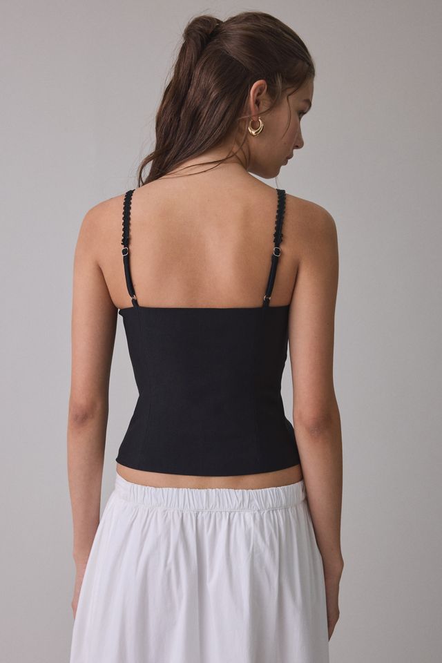ASTR The Label Amalie Sweetheart Cropped Bustier Top #2