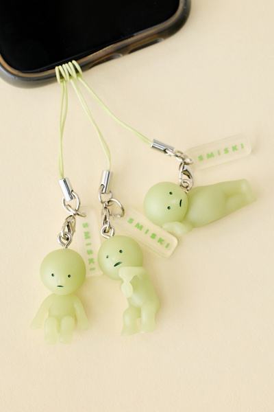 Smiski® Glow-In-The-Dark Strap Accessory Blind Box Lanyard Keychain