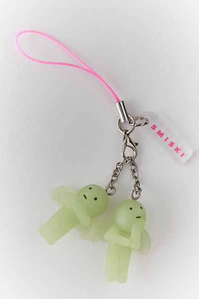 Smiski® Glow-In-The-Dark Strap Accessory Blind Box Lanyard Keychain
