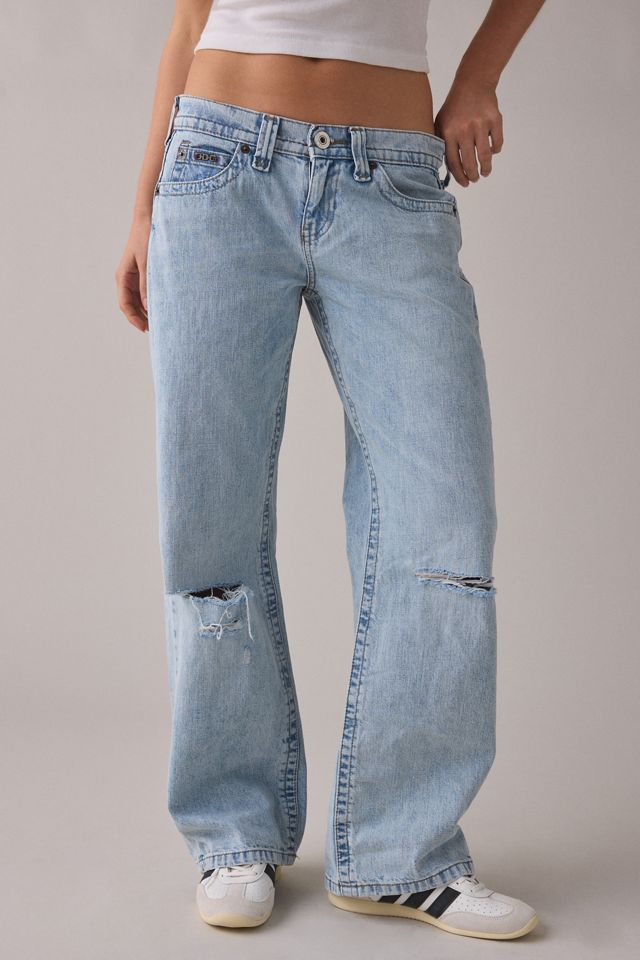 BDG Kayla Destructed Knee Low-Rise Jeans #1