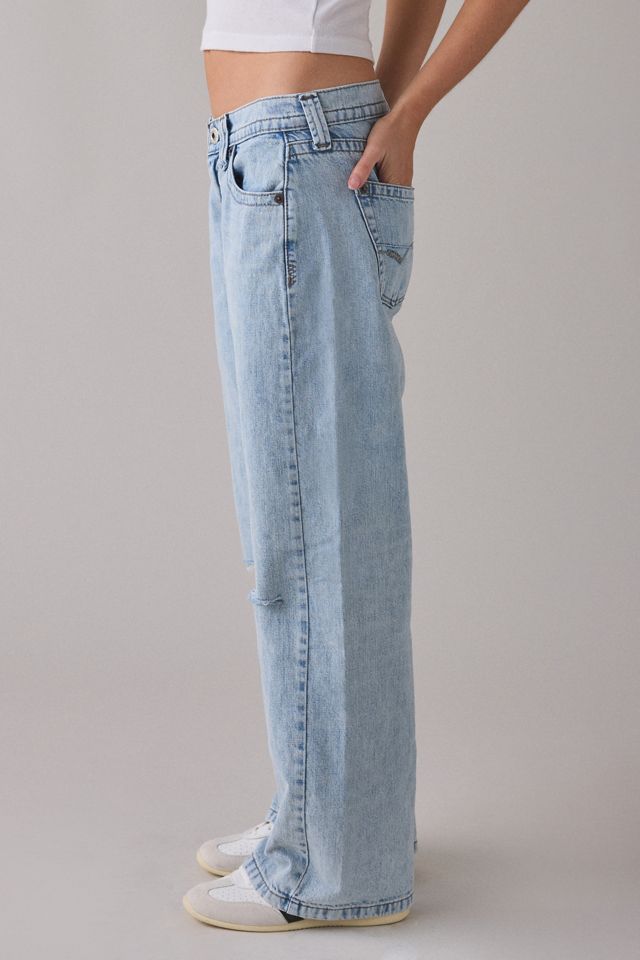 BDG Kayla Destructed Knee Low-Rise Jeans #3