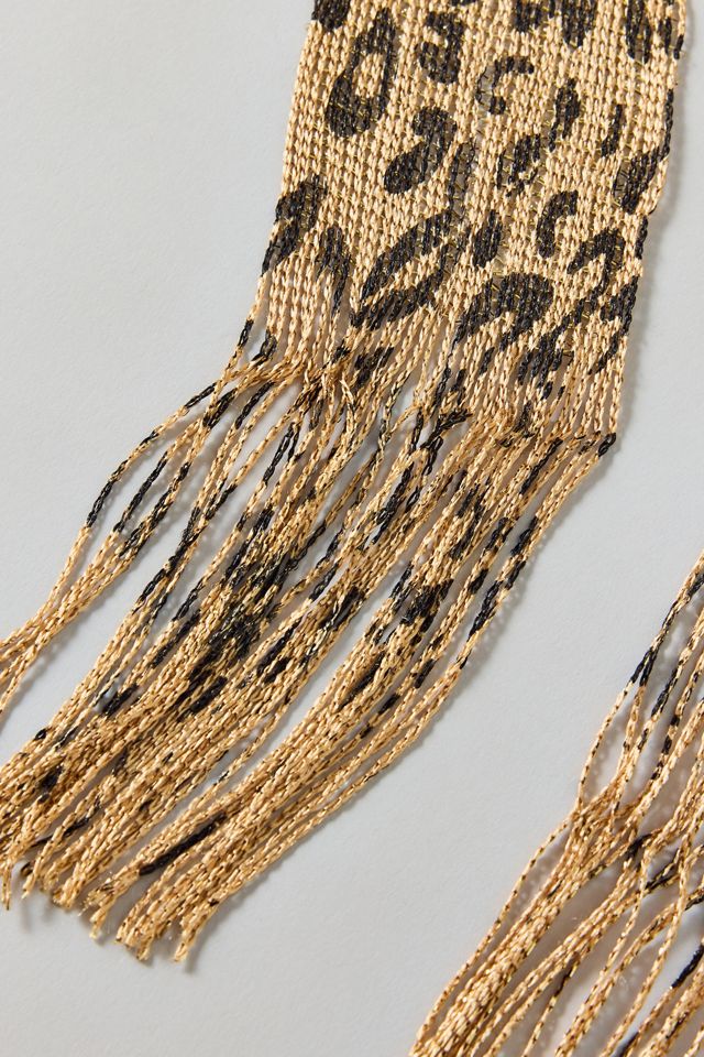 Shimmer Pattern Skinny Wrap Scarf #4