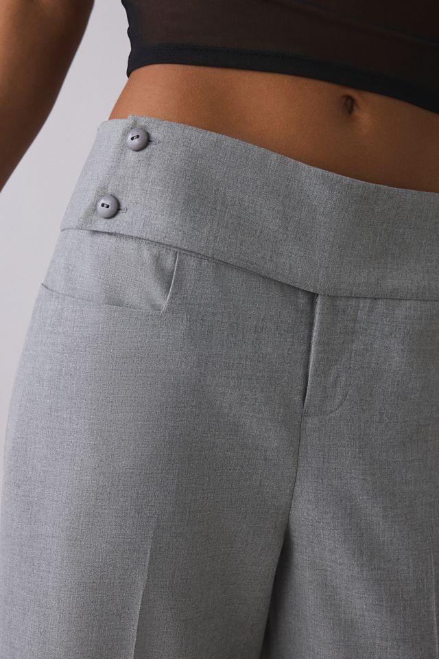 Pantalon UO Marley à jambe large et taille basse décontractée #2