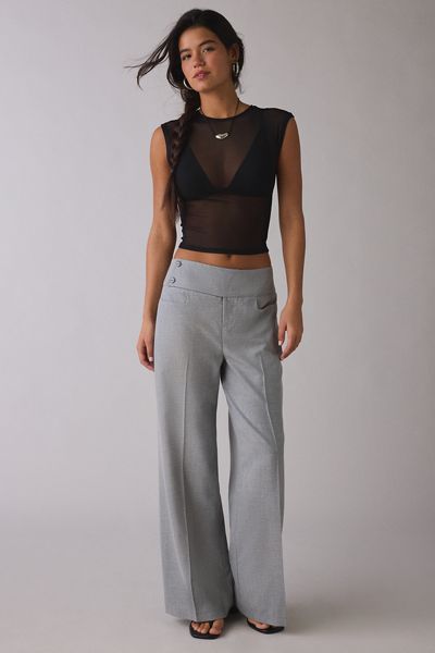 Sister Jane Dream Invitation Velvet Bow Trousers | Urban Outfitters
