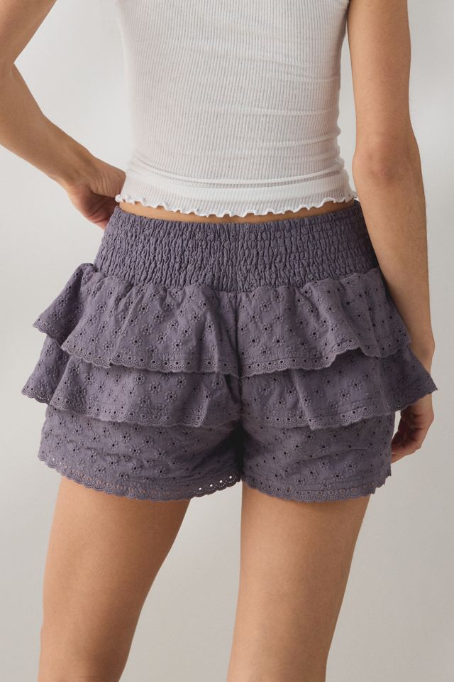 Short bouffant à volants en dentelle œillet Coconut Daisy Street #2