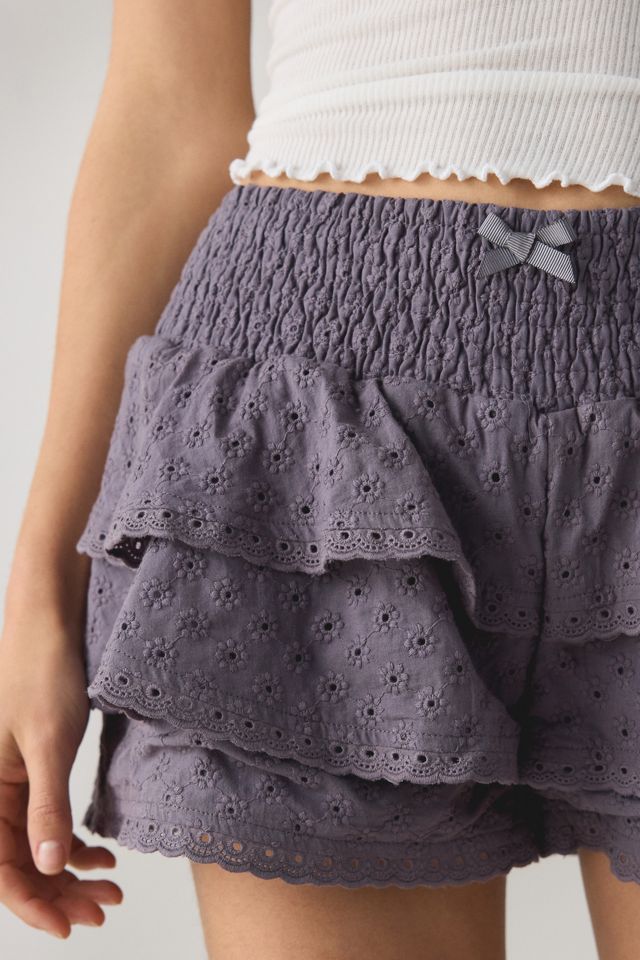 Short bouffant à volants en dentelle œillet Coconut Daisy Street #4