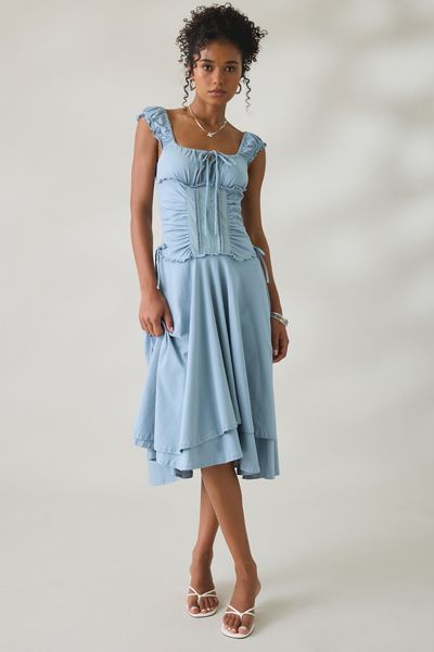 Corset + Bustier Dresses | Urban Outfitters