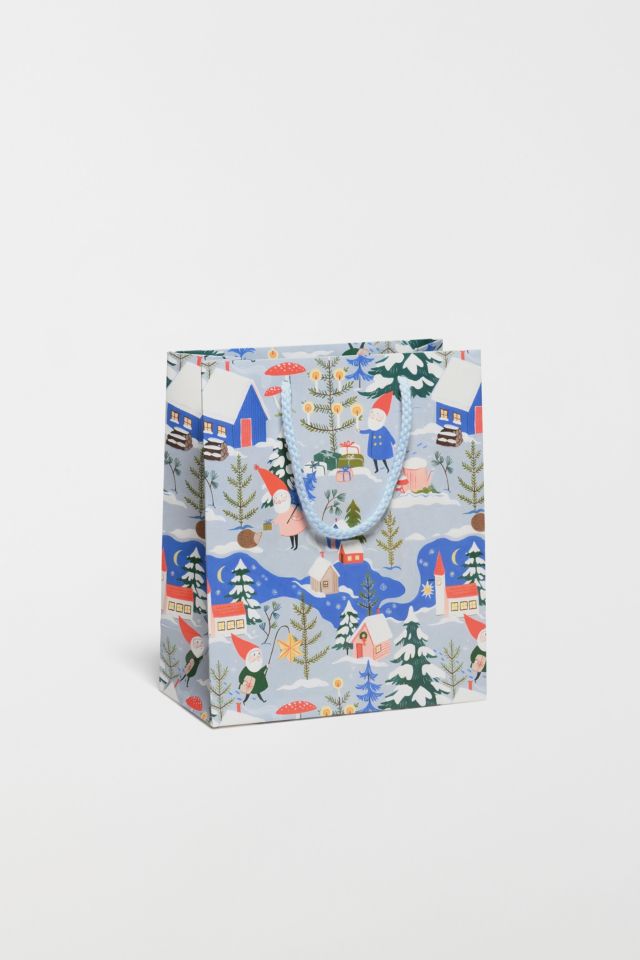 Red Cap Holiday Gnomes Gift Bag #2