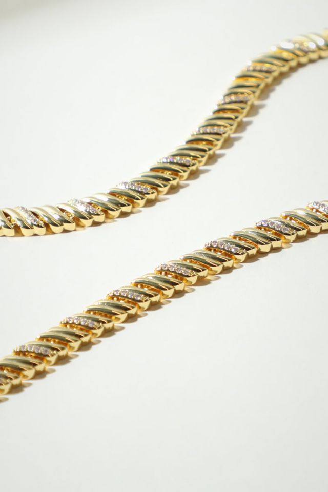 The M Jewelers Margaux Pavé Link Chain #3