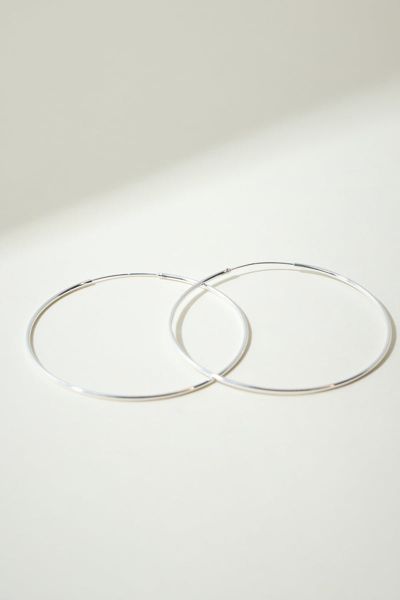 The M Jewelers Thin Large Hoops