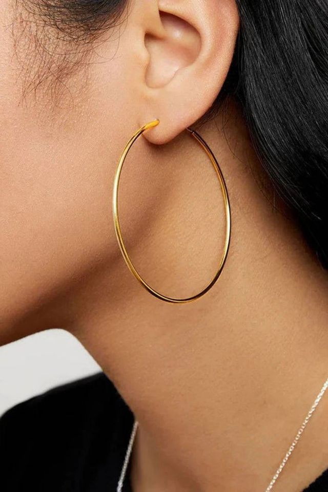 The M Jewelers Thin Large Hoops #1