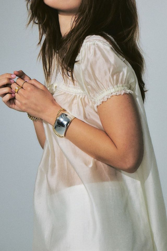 The M Jewelers Two Tone Wide Cuff #1