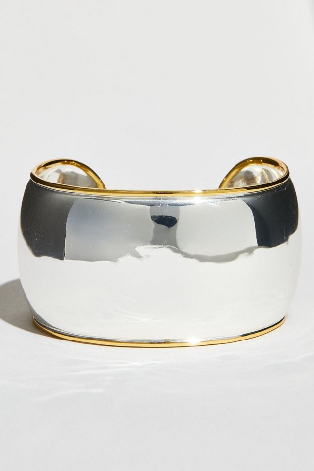 The M Jewelers Two Tone Wide Cuff #2