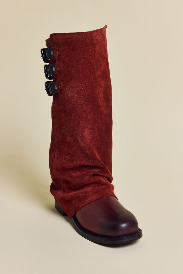 UO Suede Foldover Boots #2