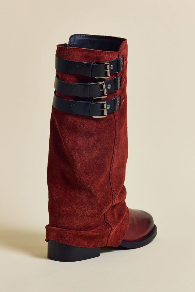 UO Suede Foldover Boots #3