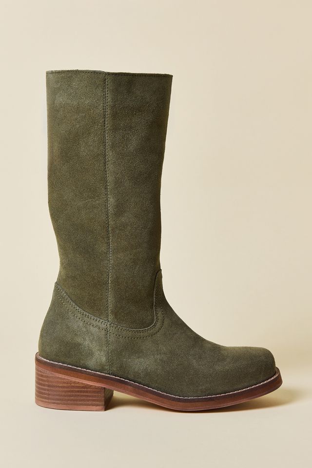 UO Suede Slouch Boots #1