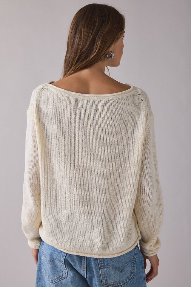 BDG Nola Cotton Blend Oversized Boatneck Sweater #2