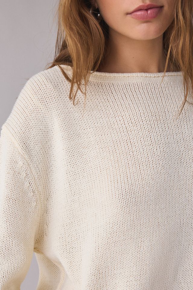 BDG Nola Cotton Blend Oversized Boatneck Sweater #3