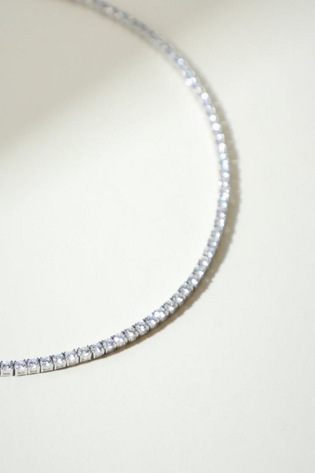 アクセサリー THE M JEWELERS THE TENNIS NECKLACE The M Jewelers Tennis Necklace | Urban Outfitters