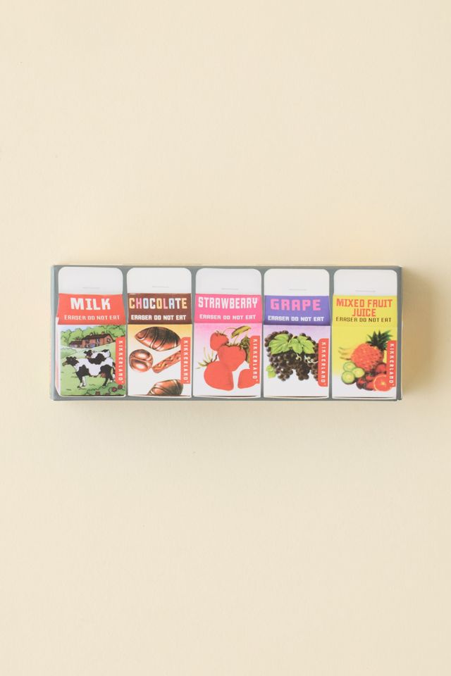 Scented Milk Carton Eraser Set #2