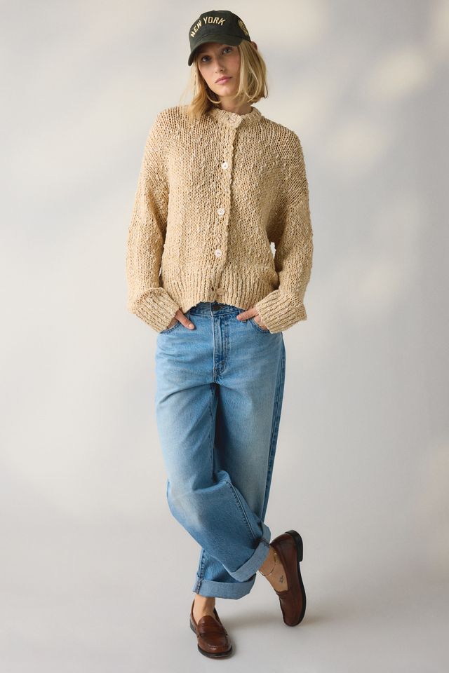 BDG Bridget Cotton Slub Knit Oversized Cardigan #3