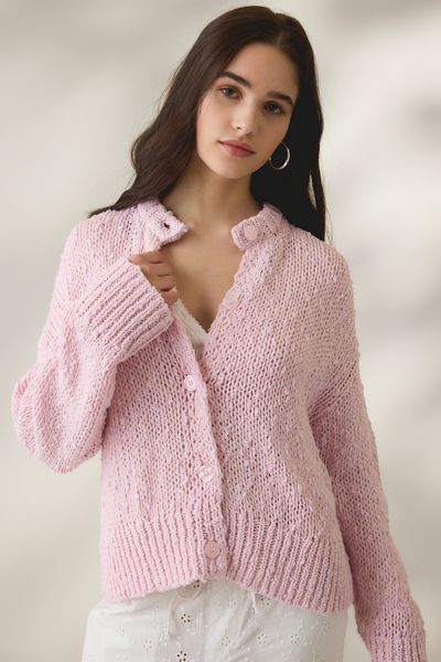 Cardigan Ballinger Gold – Couleur Lavande/violet – Taille L – 100% Coton (mélangé) – Neuf Sans étiquettes