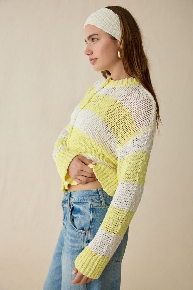 BDG Bridget Cotton Slub Knit Oversized Cardigan #4