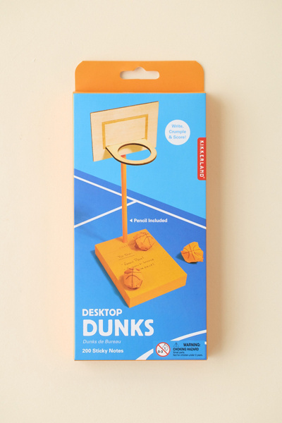 Desktop Dunk Basketball Goal Notepad