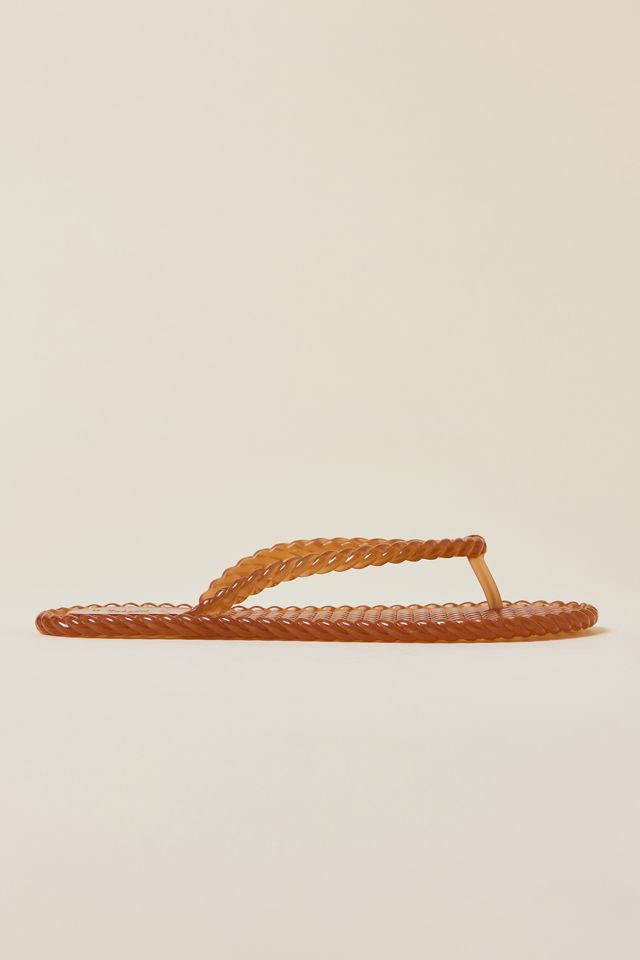 Brizza Arezzo Rope Walk Jelly Flip Flop Sandals #2