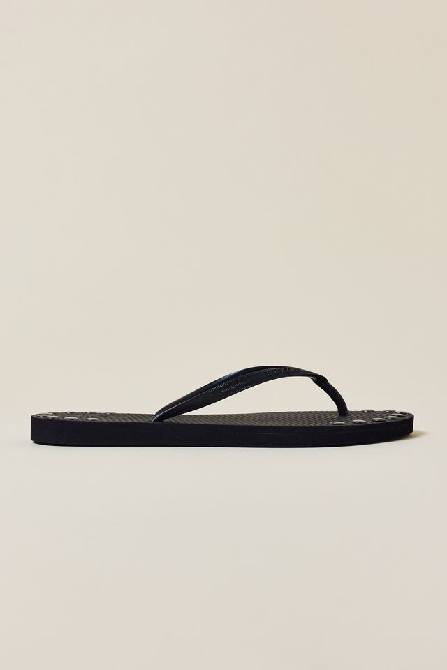 Brizza Arezzo Studded Thong Sandals #3