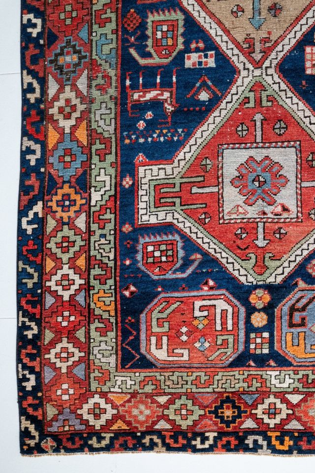 District Loom Vintage Runner Rug 375 #3