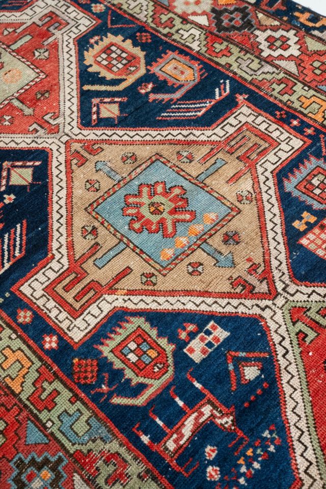 District Loom Vintage Runner Rug 375 #4