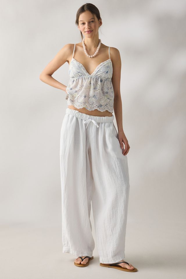 Daisy Street Petal Eyelet Lace Babydoll Cami #4