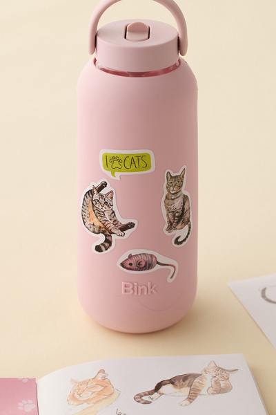 The Cat's Meow Sticker Book: 100+ Stickers Of Fluffy, Feisty, And Fabulous Felines By Megan Lynn Kott