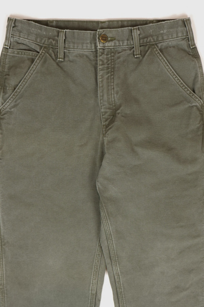 Vintage Carhartt Flannel Lined Carpenter Jean