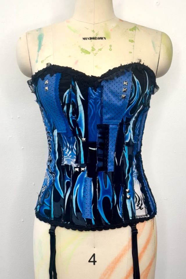 Mindblown Blue Dragon Corset #2