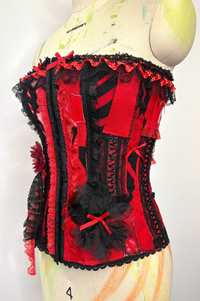 Mindblown Red Flower Corset #3