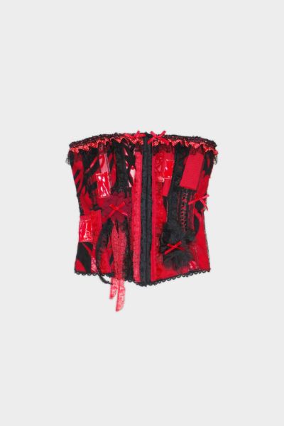 Mindblown Red Flower Corset