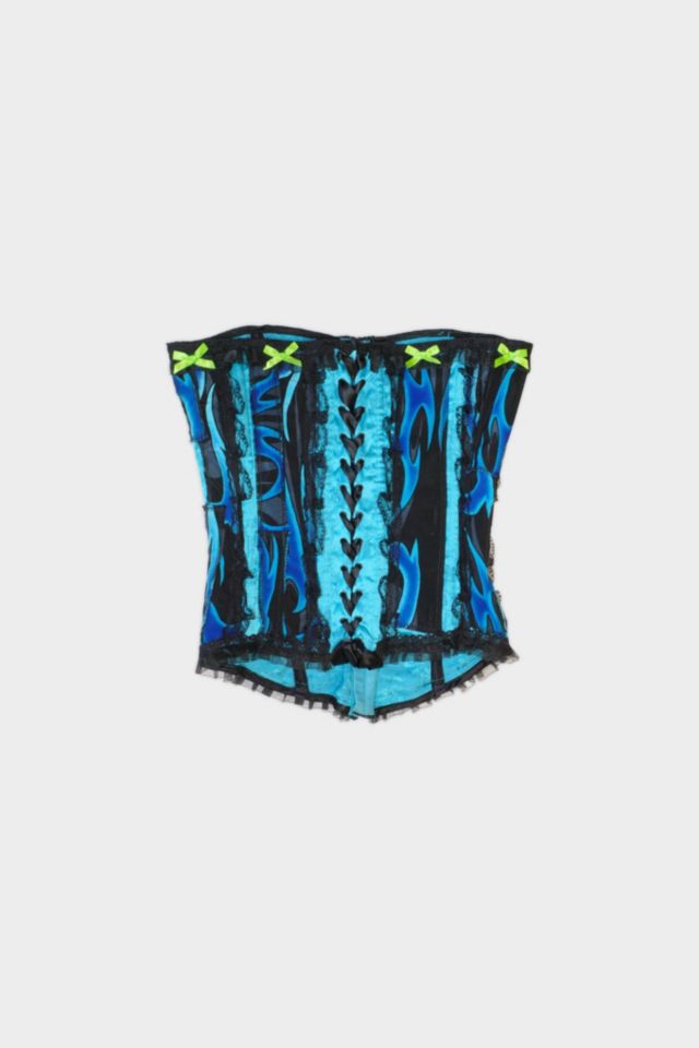 Mindblown Teal Lightning Corset #1