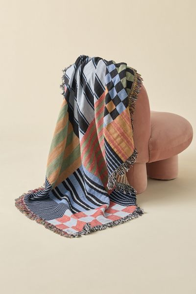 Calhoun & Co. Chex Mix Tapestry Throw Blanket
