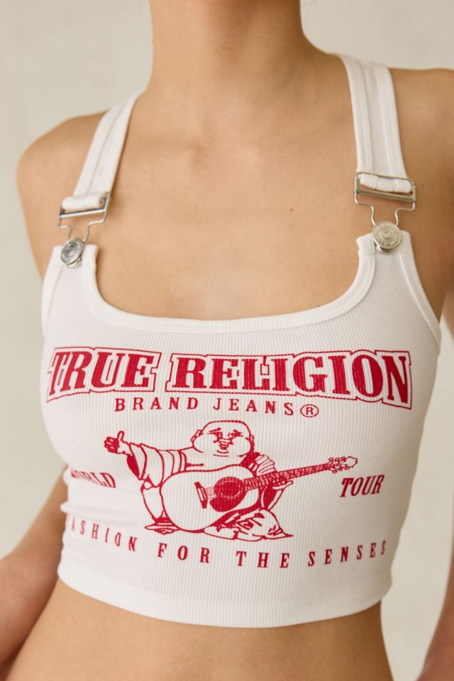 True Religion Buddha Graphic Overall Rib Tank Top #2